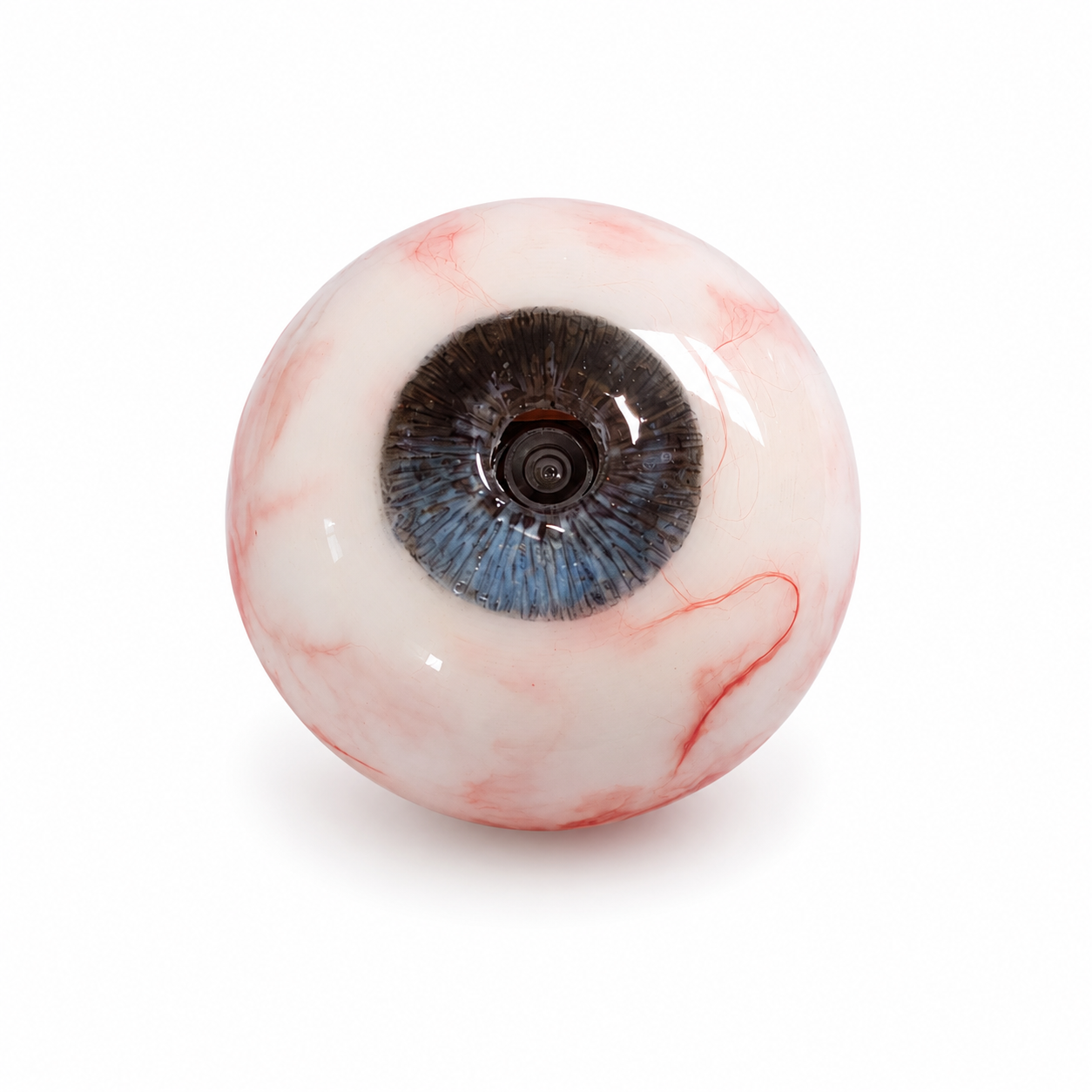 Handmade Bloodshot Blue Camera-Ready Eye