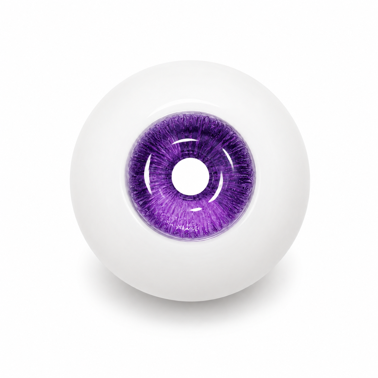 Handmade Purple Camera-Ready Eye