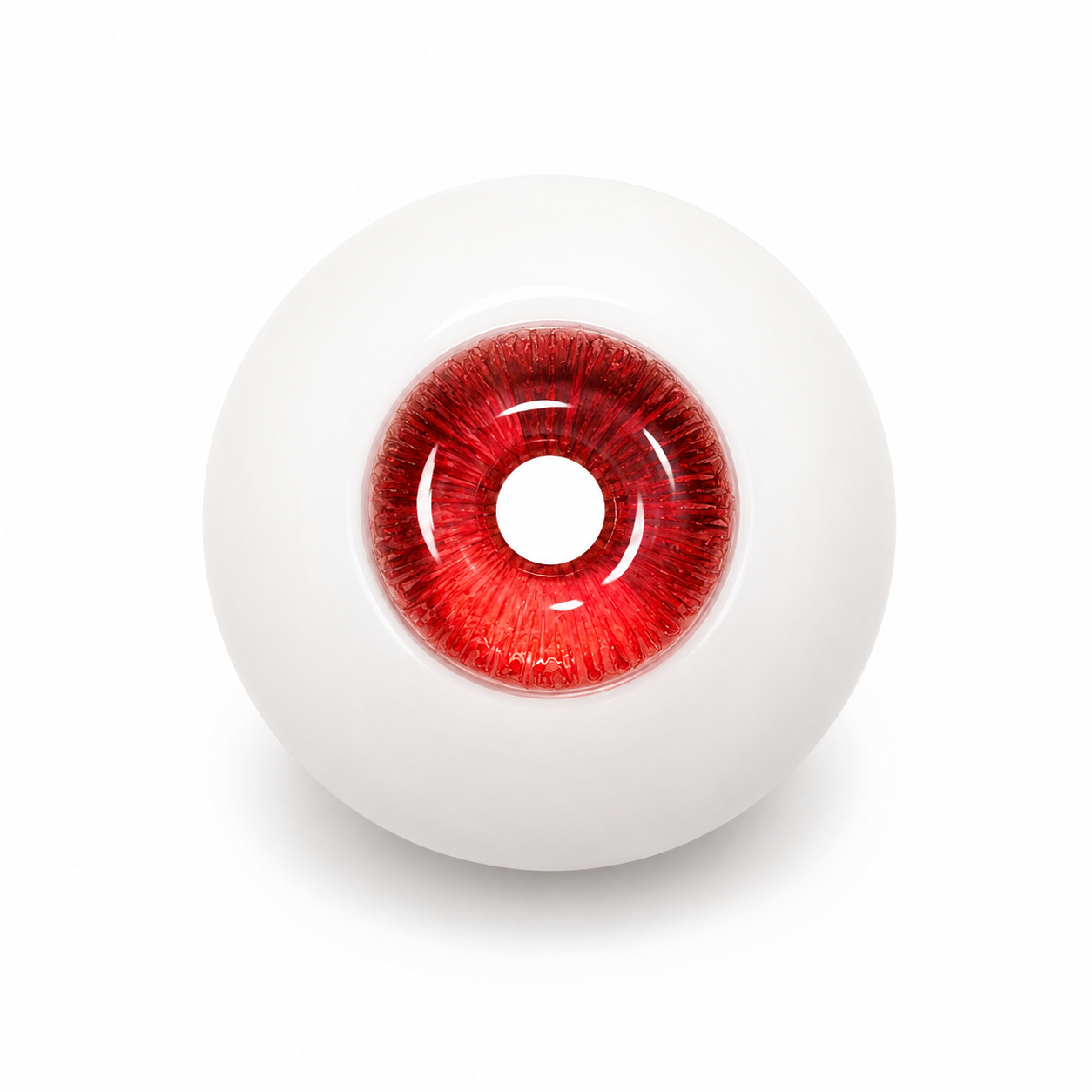 Handmade Red Camera-Ready Eye