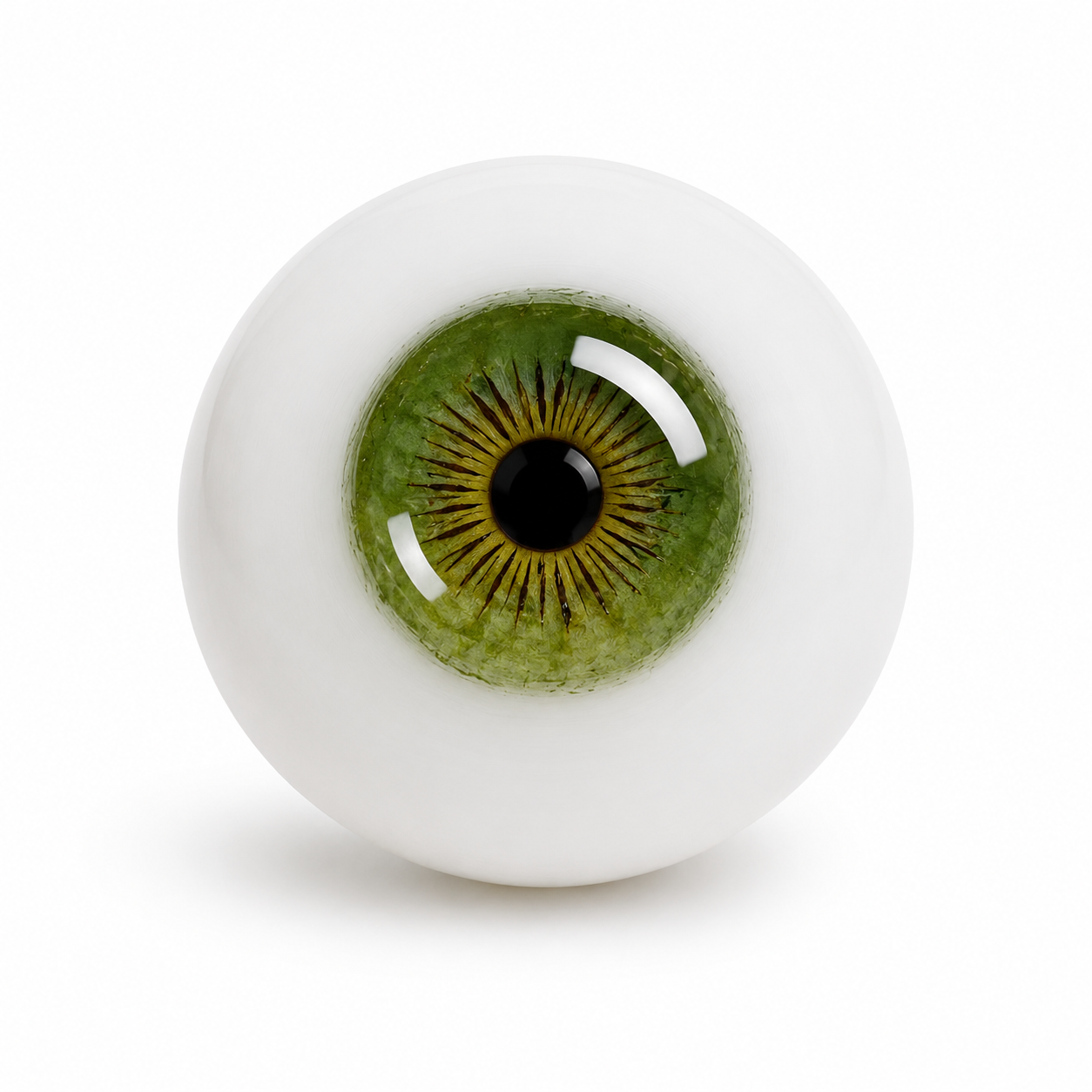 Handmade Olive-Gold Decorative Eye