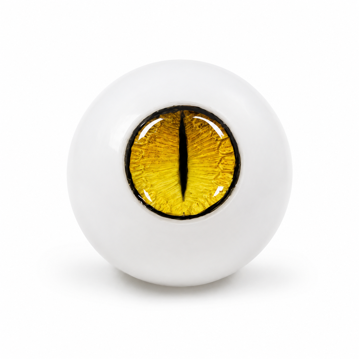 Handmade Yellow Vertical-Pupil Eye